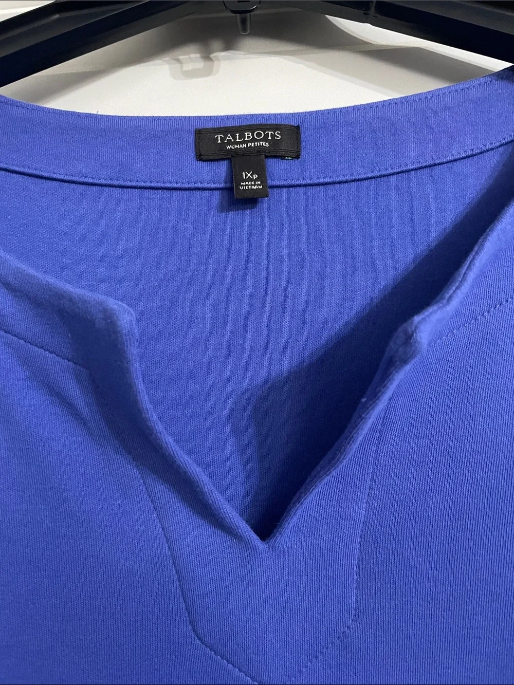 Talbots LACE ELBOW SHIFT DRESS BLUE SIZE 1XP